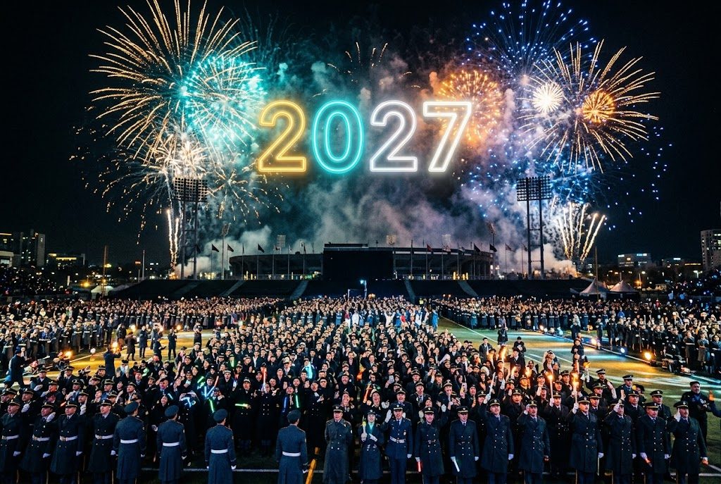 New Year Countdown Fireworks 2027